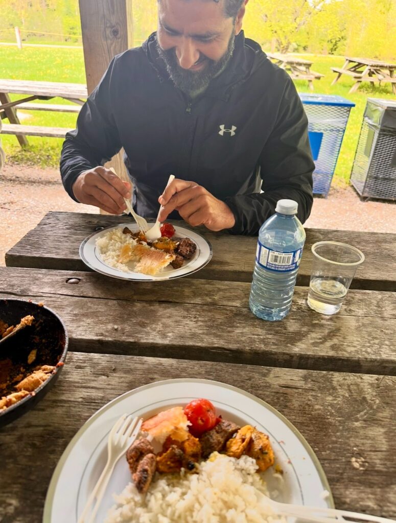 Gurwinder Sandhu Eating Food