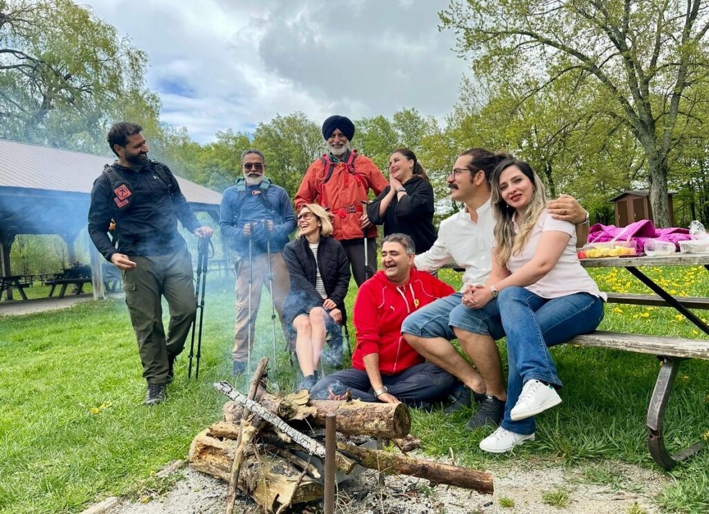 Hiking Day In Bruce Trails with group of Hikers